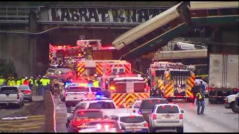 Amtrak derailment near Dupont, Washington