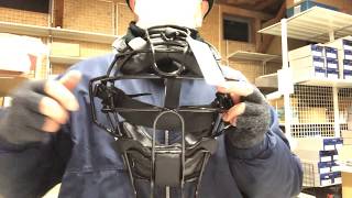 ベルガード 硬式野球・ソフトボール 審判用マスク(アルミ合金フレーム・アゴ付き×MK11V型パッド) UM770V UM-770V