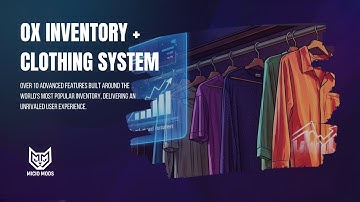 FiveM Script | OX_INVENTORY +10 FEATURES & Clothing Management | [MICIO MODS] | ESX, QBCORE, QBOX