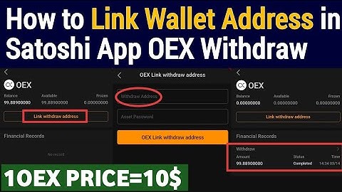 Satoshi Mining App New Update || How To Withdraw OEX Tokens || OpenEx Airdrop Add Wallet