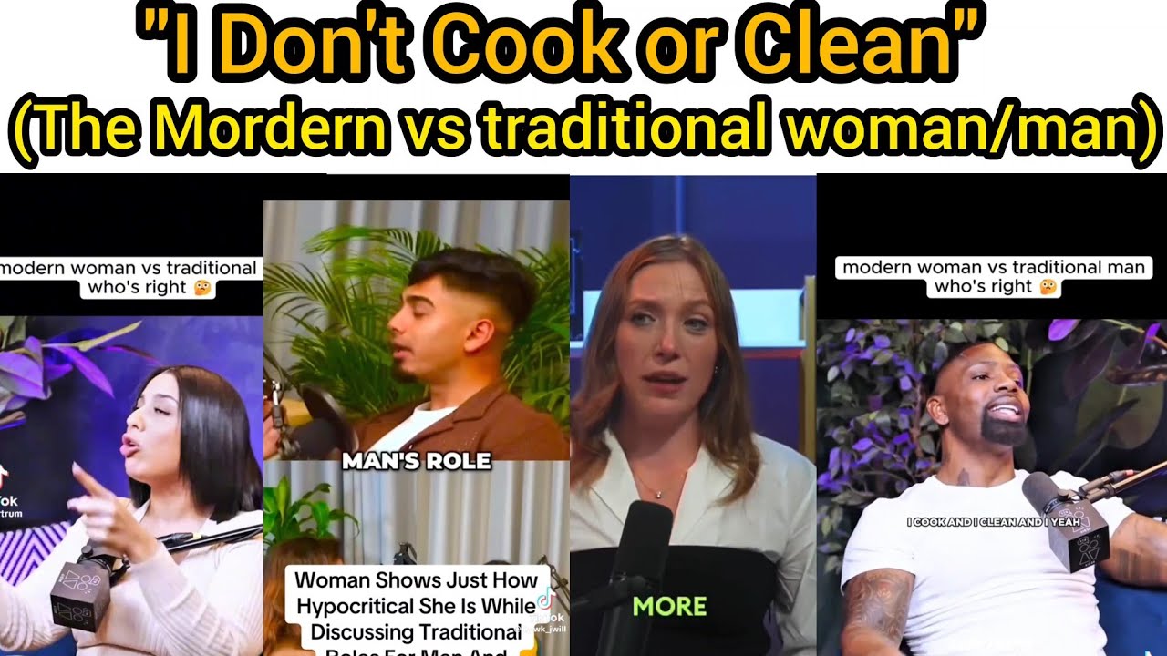 Is this for real 😳 Traditional Gender Roles in 2025...The Mordern vs Traditional Woman/ Man... 