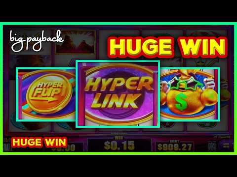 HUGE WIN on Buffalo Hyper Link Slots!