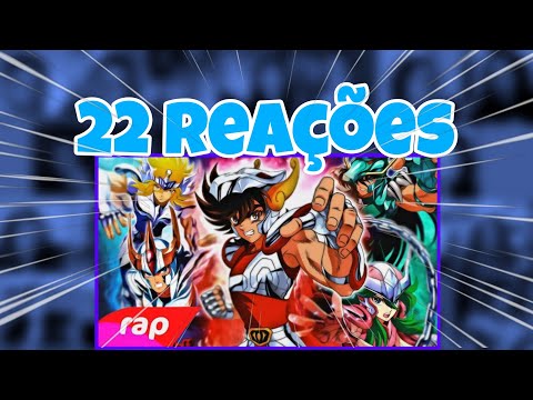 22 REAÇÕES | Rap dos Cavaleiros do Zodíaco - POR ATENA | NERD HITS (MZ)