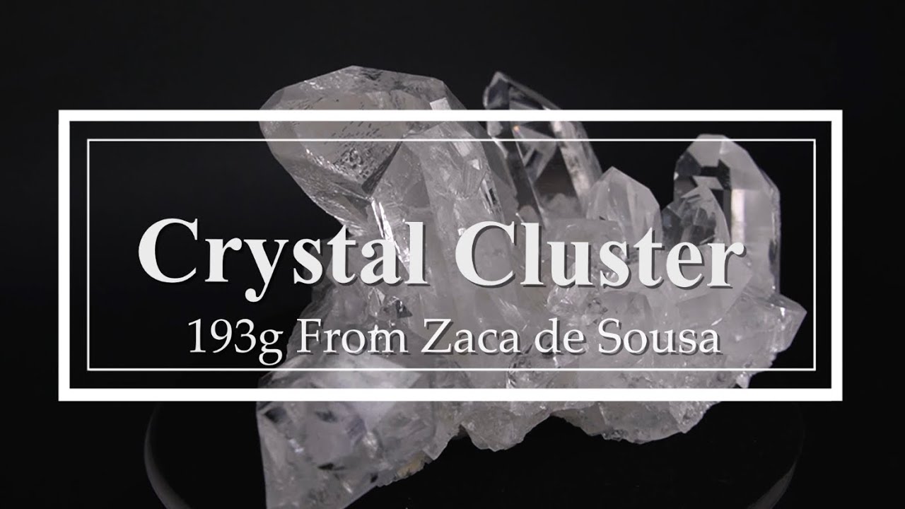 Crystal Cluster ゼッカ・ジ・ソウザ産 水晶 クラスター 193g