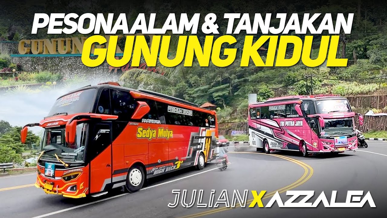 SPESIAL BUS WISATA NANJAK KE GUNUNG KIDUL‼️HUNTING BUS-BUS YANG MELINTAS JALUR PATUK
