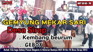 LAGU BUHUN KEMBANG BEUREUM - GEBOY (GEMYUNG MEKAR SARI SIRAP)