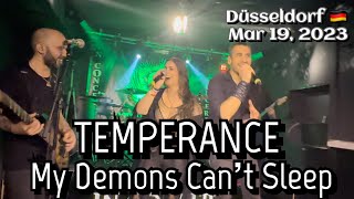 Temperance - My Demons Can’t Sleep @Düsseldorf, Germany🇩🇪 March 19, 2023 LIVE HDR 4K