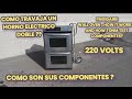 frigidaire horno electrico doble de 220v  como travaja y como revisar sus componentes?