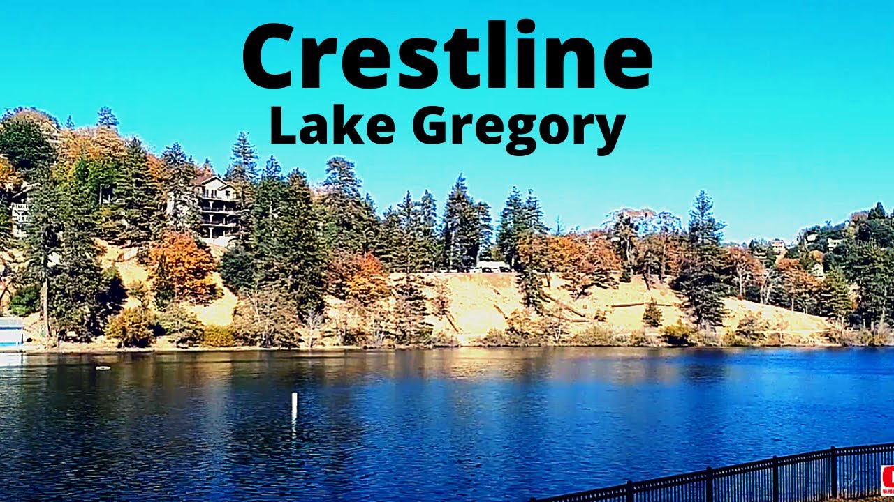 Driving on Highway 138 to Crestline Lake Gregory Crestline, CA [4k