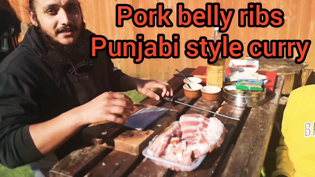 Punjabi style pork belly and rib curry step by step. YouTube