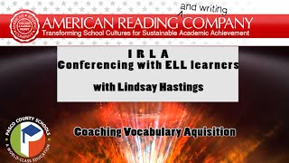 IRLA: coaching vocabulary acquisition with ELL learners