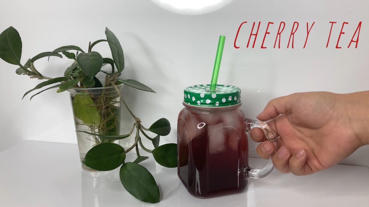 Cold tea |cherry tea 🍒