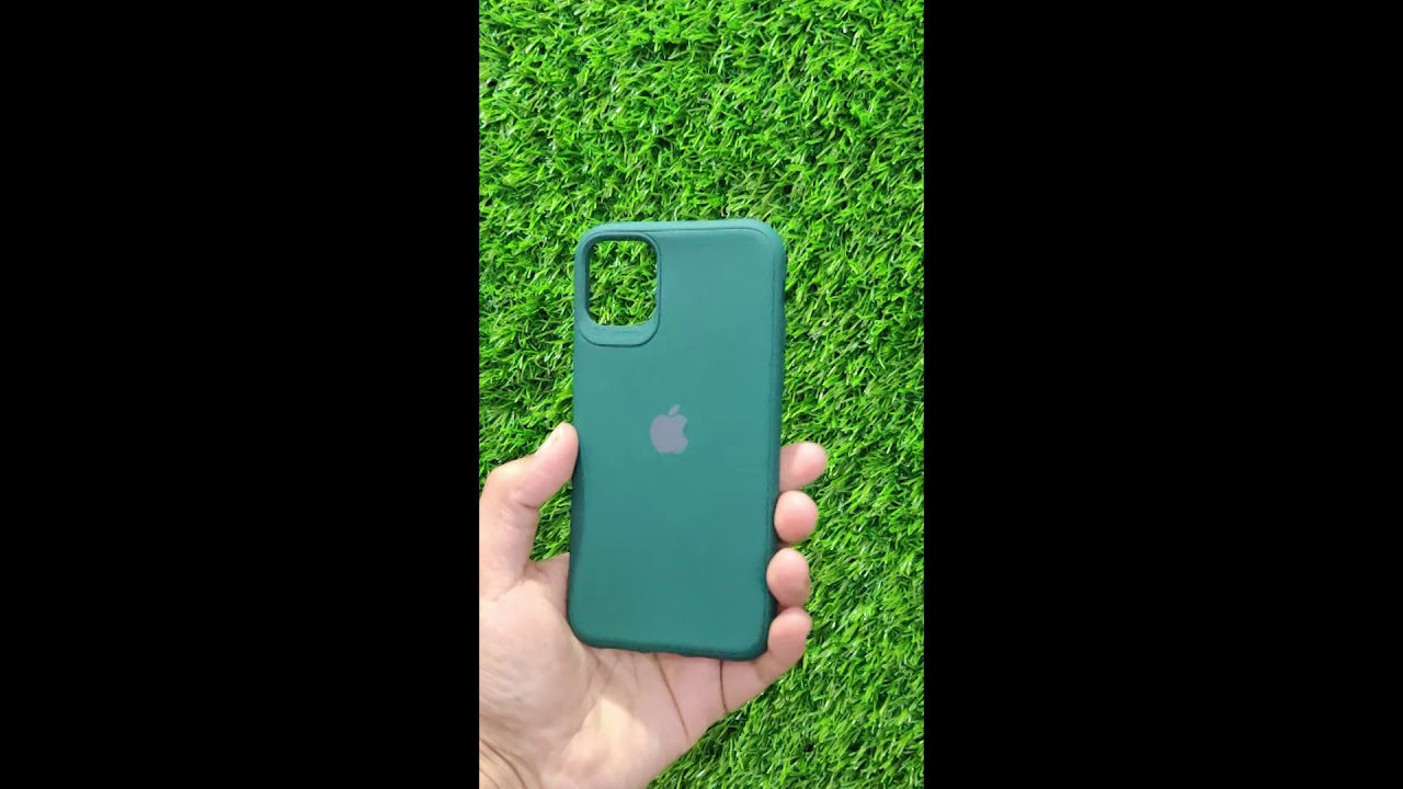 Dark Green Ultrasoft Silicone Case For Apple Iphone 11