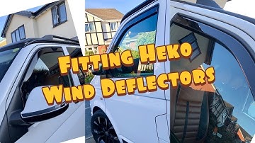 VW T5 transporter wind deflectors from Heko