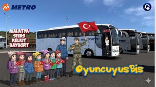 29 AK 445 Metro Turizm İle Malatya Sivas Kelkit Bayburt Seferimiz Çirkin Kaptan #oyuncuyusbis
