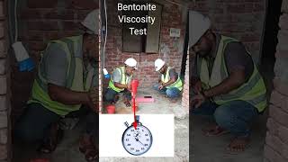 Bentonite viscosity test