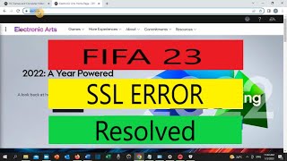 FIFA 23 | SSL Connect Error | Error 0x00000023 | SSL Connect Error Fix