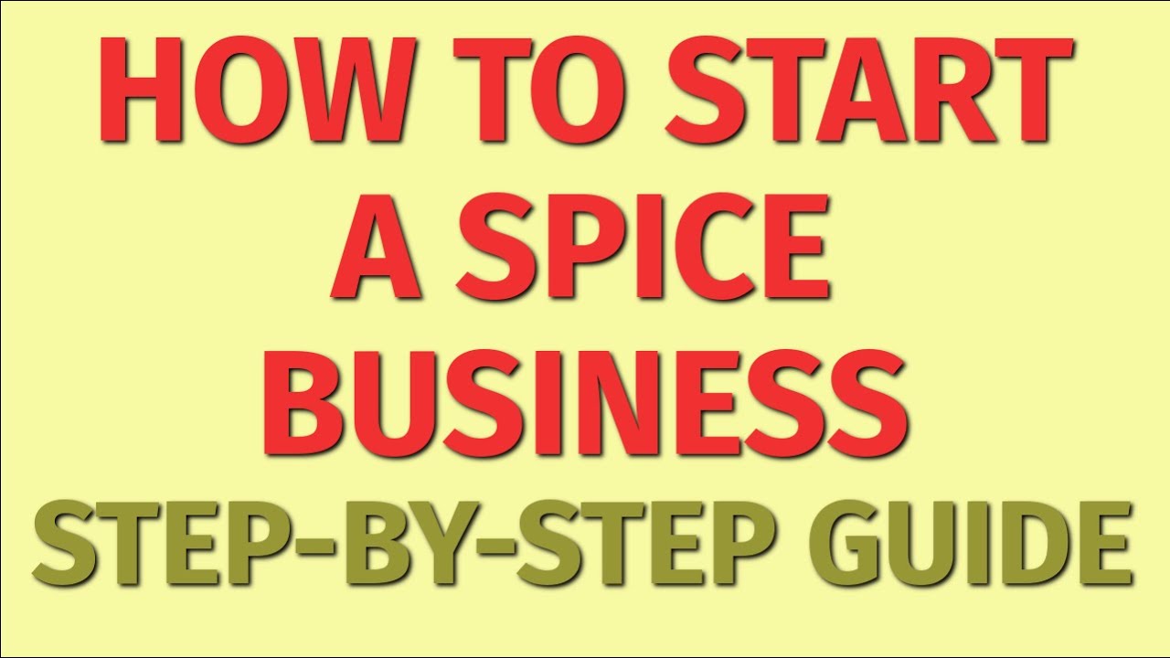 business plan for a spice company