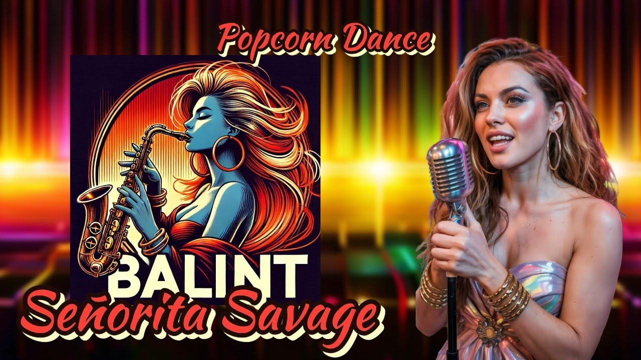 BaIint - Señorita Savage (Lyric Video) 100% AI 🎶 Spanglish Popcorn Dance 
