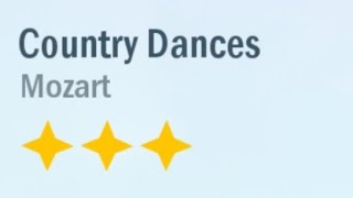 26 - Country Dances - Mozart (Black Tiles 3) screenshot 4