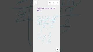 “HCF in just 60 seconds ⏱️📘 #maths #mathstricks #hcf #shorts #learnmaths