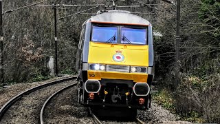 Trains at Outwood, ECML | 22/02/2024