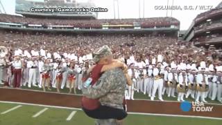 90 seconds of tear-jerking military homecomings