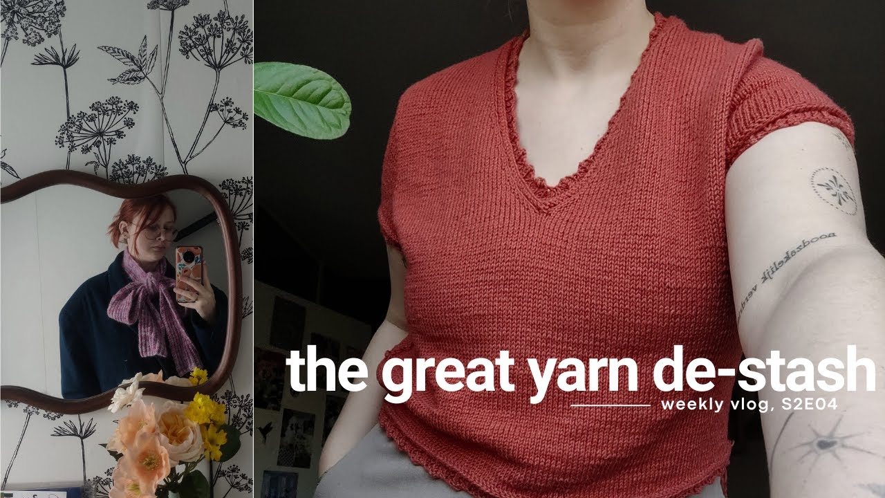 Winnie Sweater Reveal | The Great Yarn De-Stash S2E04