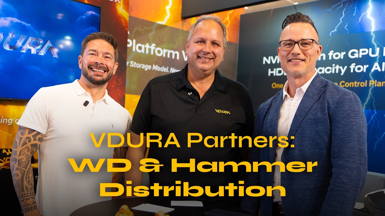 At ISC High Performance 2026, @VDURAINC 's Erik Salo sat down with Jason Strawderman of @WD_Corporation and Simon Regan of @Hammer-Distribution to talk about where AI storage is really headed. Three companies, three vantage points, one answer.

The short version: flash is a performance medium, not a capacity medium. With a 10 to 20x acquisition cost-per-TB gap between flash and disk, putting everything on premium flash means overpaying for data that's mostly at rest. The winning design is thin, hot flash to feed the GPUs, dense disk to anchor the economics, and intelligent placement across both in a single namespace. 

That's the hyperscaler playbook, and it delivers up to 60% lower TCO with GPUs kept fully fed.

The panel covers why mixed flash-and-disk wins for AI, what European AI buyers still get wrong about infrastructure, sovereign AI and the new Hammer Stack, and where the ecosystem is headed over the next year.

Mixed Fleet isn't a debate anymore. It's the default, whether you're a Neocloud or a sovereign enterprise running on-prem.

Featuring:
• Erik Salo - SVP Marketing and Business Operations, VDURA: https://www.linkedin.com/in/erik-salo-a9b5a9/
• Jason Strawderman, Sr. Director of WW Sales and Business Development, WD: https://www.linkedin.com/in/jasonstrawderman/
• Simon Regan - Business Development Mananger, Hammer Distribution: https://www.linkedin.com/in/simon-regan-59a8a3156/


🔗 Learn more about VDURA: https://www.vdura.com/ 
Stay connected:
• LinkedIn: https://www.linkedin.com/company/vdurainc/
• Twitter/X: https://twitter.com/vdurainc
• Instagram: https://www.instagram.com/vdurainc/
• TikTok: https://www.tiktok.com/@vdurainc