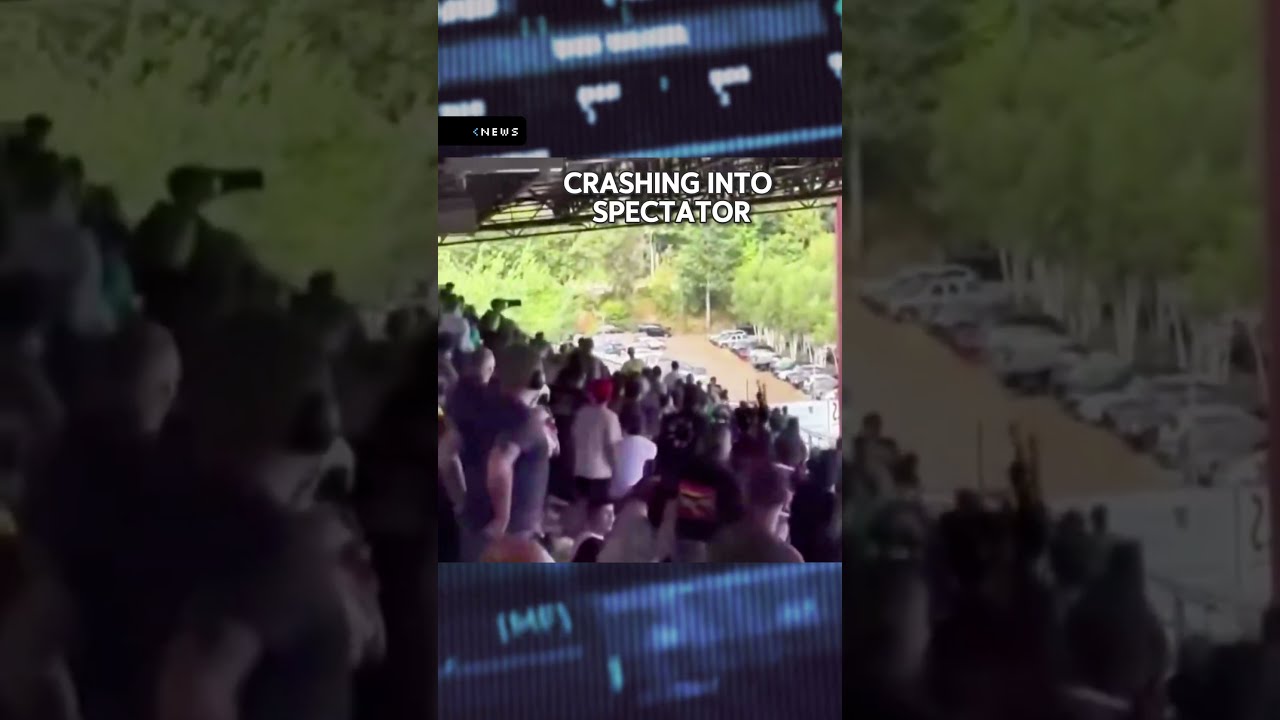 770 Pound Monster Truck Wheel Wrecks Spectator Cars In Bremerton