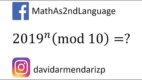 ¡EL ÚLTIMO DÍGITO DE CUALQUIER POTENCIA! | MATEMÁTICAS DISCRETAS