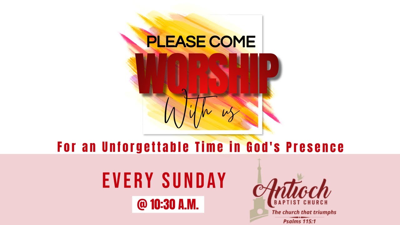 Sunday Morning Service for                 March 19, 2023