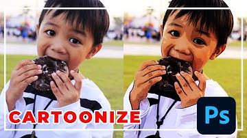 how to cartoon yourself in photoshop fast and easy