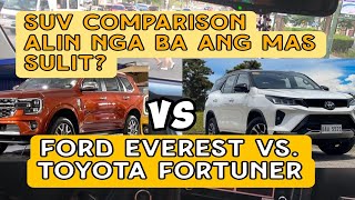 SUV Comparison Review ll Ford Everest Titanium vs. Toyota Fortuner LTD