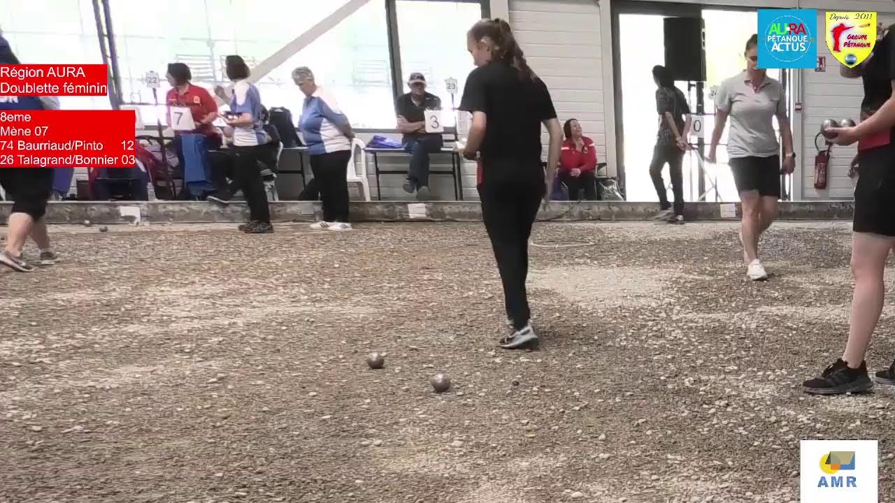 Région AURA doublette féminin