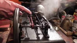 After perhaps 120+ years Emile Dorge's horizontal model steam engine is reborn!
