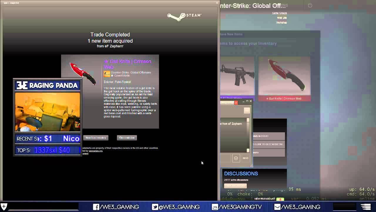 CS:GO Knife donation #2!! Zepherr is god! - YouTube