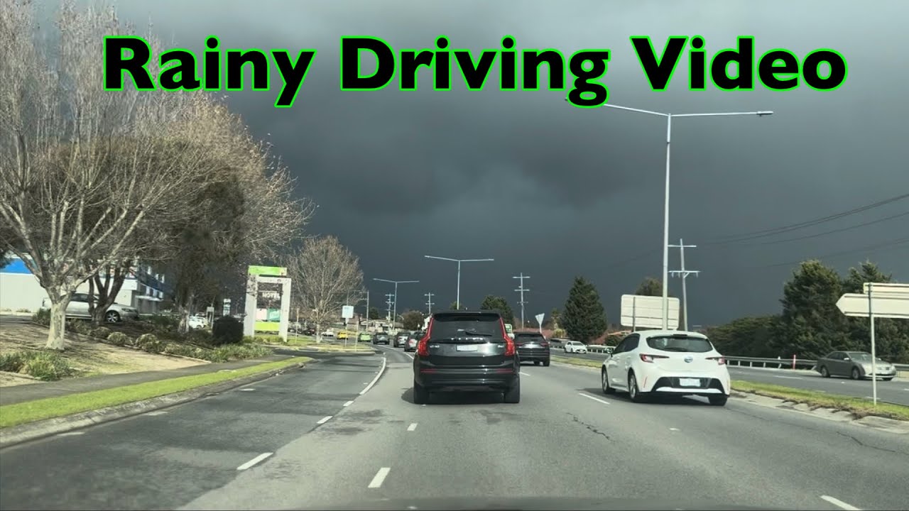 Mickleham to Glenroy|Rainy Drive|Black Cloudy Weather #DriveAustralia #SilentDriving #melbournedrive
