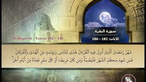Page_0028 - سورة البقرة - الآيات: Surat Al-Baqarah/The-Cow, verses: 182 ~ 186