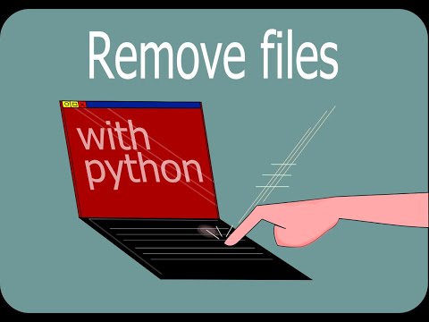 Python to remove files from a folder