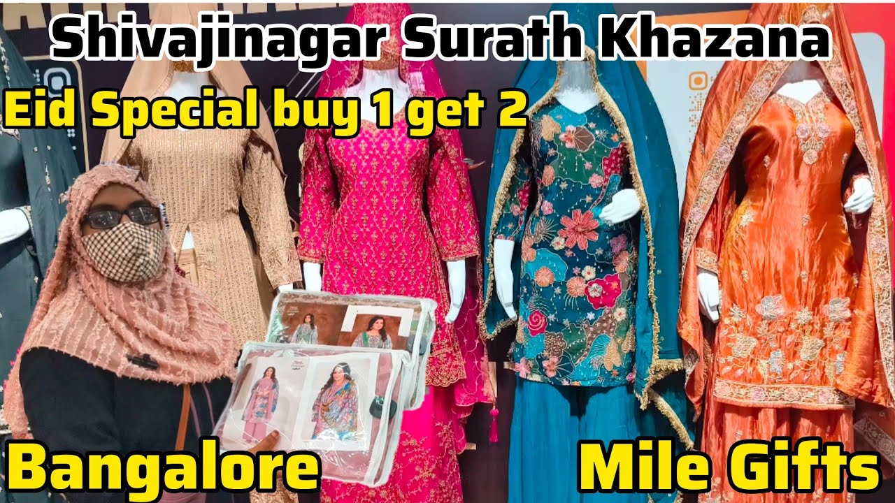 Shivajinagar Bangalore ka Famous Surath Khazana| Eid ke Collections Offers buy 1get 2|