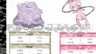 Pokemon Theory - Ditto Is A Failed Clone Of Mew