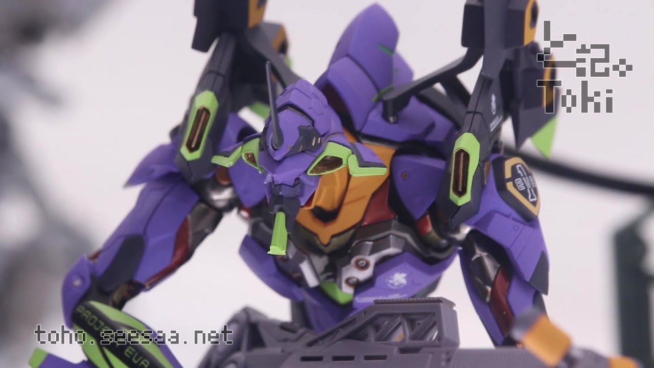 METAL BUILD EVA-01 Test Type / エヴァンゲリオン初号機 display - YouTube