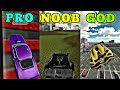 NOOB vs PRO vs GOD - Extreme Car Driving Simulator!