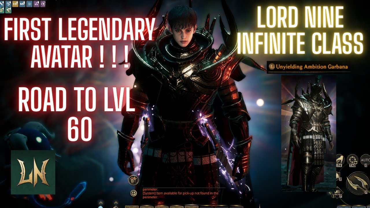 MY FIRST LEGENDARY AVATAR : LORDNINE! Road to LVL60! 