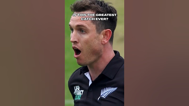 Great catch from Will #WillYoung #BLACKCAPS