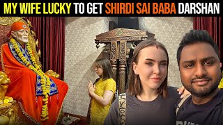1st Darshan of Shirdi Sai Baba for My Wife😍|| Emotional Moment