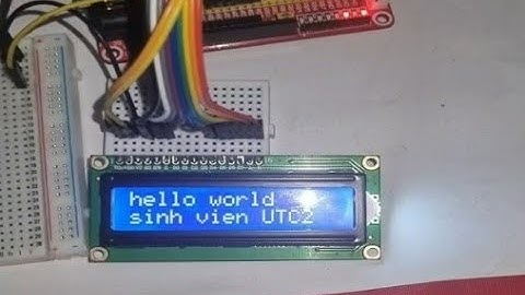 Viết chương trình cho PIC16F887 hiển thị trên LCD