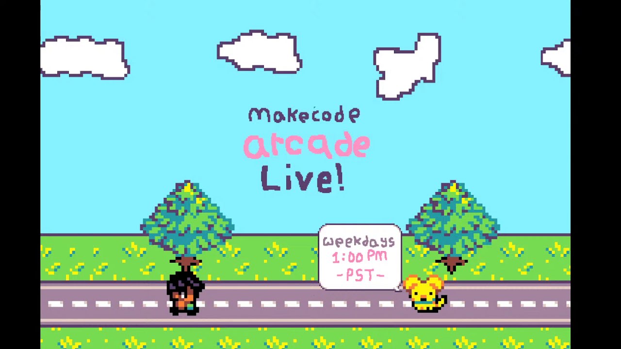 MakeCode Arcade Advanced - Untitled Bunny Game Pt 1 - YouTube