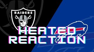 Bills vs Raiders (HEATED Post Game Reaction)